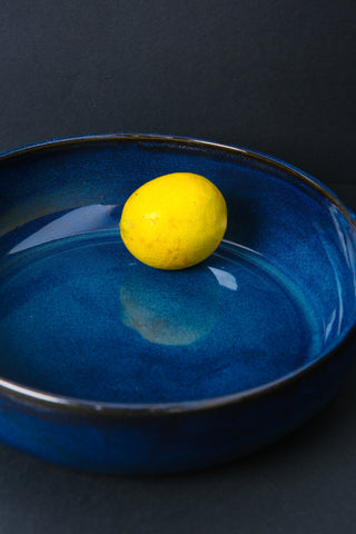 Stoneware Shallow Serving Bowl | EWA 60 oz